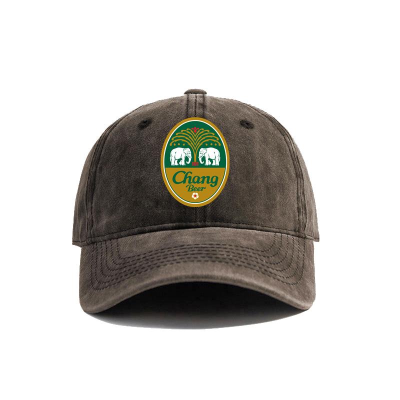 Cappellino da Baseball Chang Beer Cappelli Usurati Cappellino Unisex Retro Estivo Regolabile Cappello Bevanda Thailandese Chang Beer MZ-591