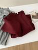 Women's Autumn Winter Warm Ribbed Knit Sweater - Half-High Neck, Rolled Hem, Loose Fit, High-End Feel