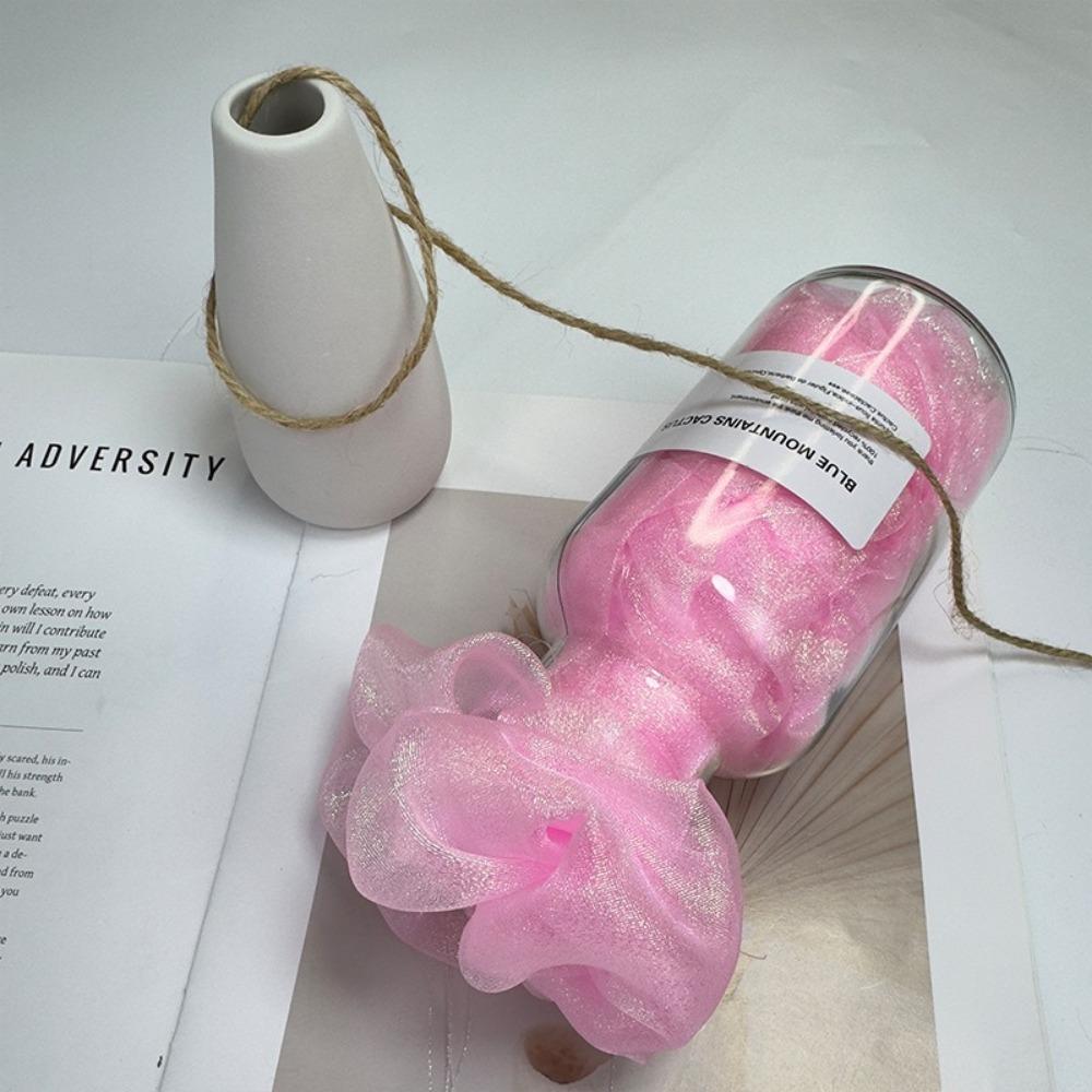 Creative Colorful Laser Organza Fabric 100*150cm Silk Cloth Fabric Gradient Color DIY Material Clothing Designer