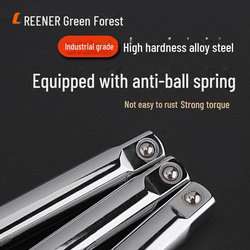Green Forest 1/4" Torque Wrench Extension Rod with Square Head
