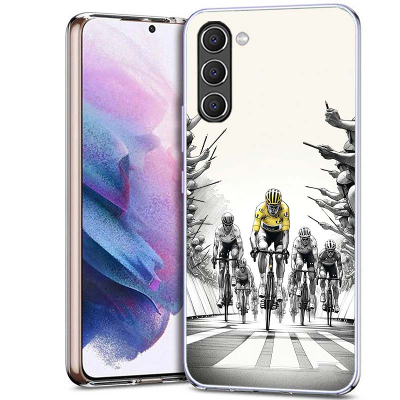 Bicycle Race Phone Case for Samsung A54 A14 A24 A34 A17 A37 A57 A55 A35 A25 A15 A13 A23 A33 A53 A07 A05S A04S A03 A73 Galaxy Not