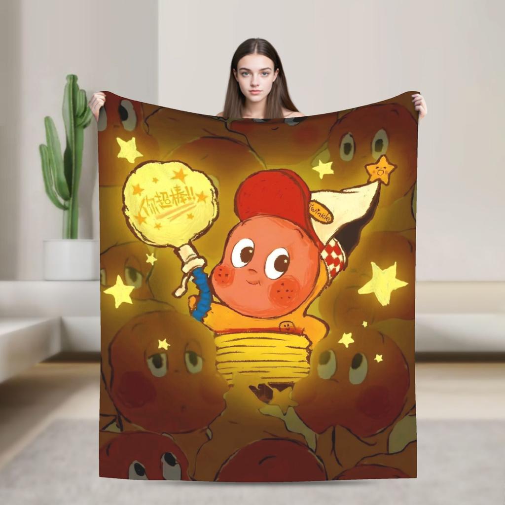 Twinkles Cartoon Twinkles Blankets Quality Super Warm Throw Blanket Autumn Airplane Travel Living Room Fluffy Bedspread