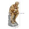 Gold Thinker Statue Resin Sculpture Thinker Figurine Gifts Thinker Sculpture  Office Decor