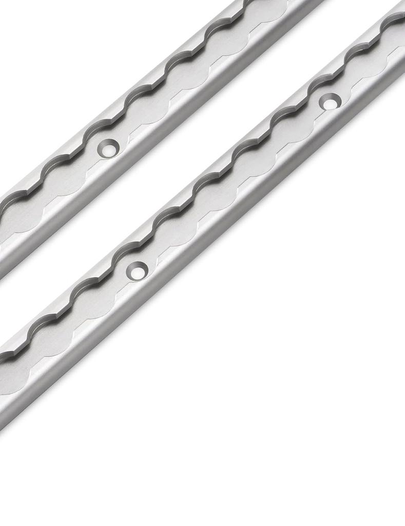 Sistema de amarre de aluminio de 19,7 pulgadas, riel de amarre de aluminio para remolque cerrado, fijación de carga, transferencia de viaje