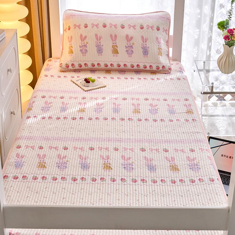 (Student Season) Small Fresh Printed Cotton Bed Cover Student Bed Cover
