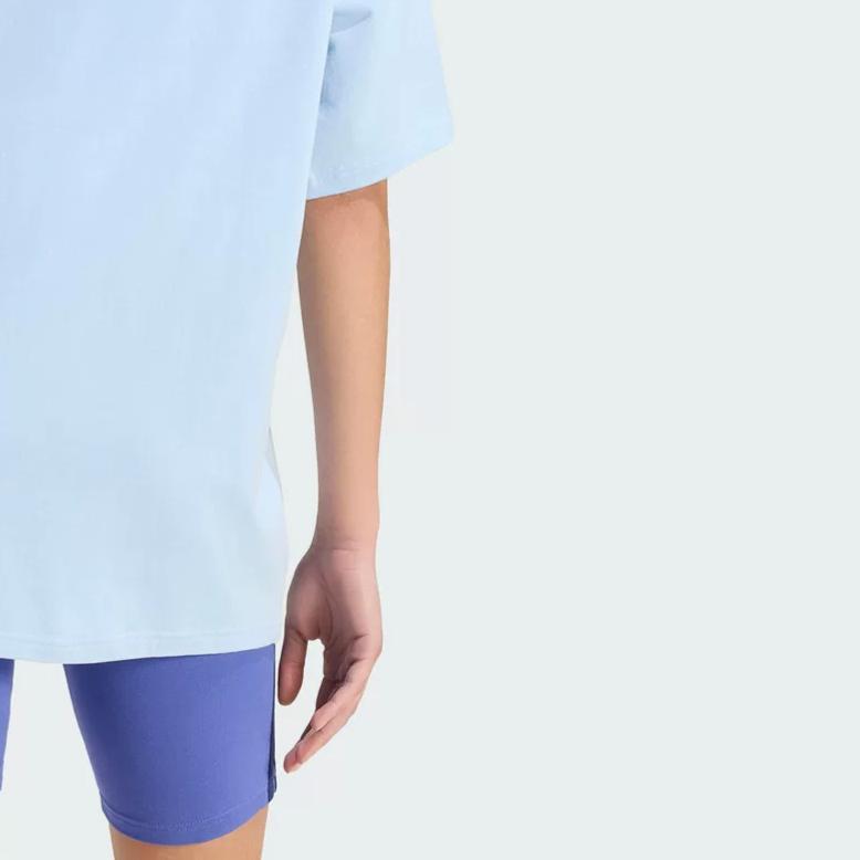 Adidas Solid Color Short Sleeve Crew Neck Pullover T-Shirt Women tops KT-2782