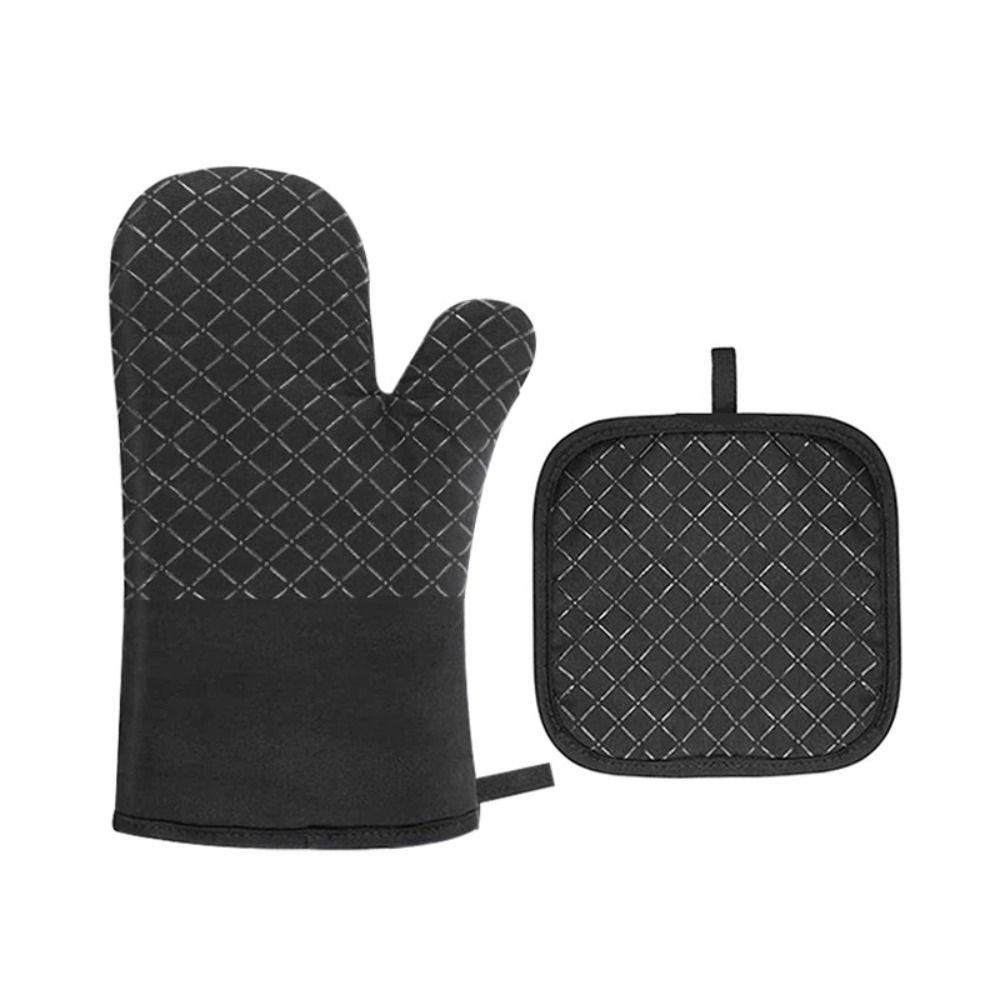 Anti-Scalding Baking Gloves Non-Slip Insulation Gloves Cake Oven Mitts