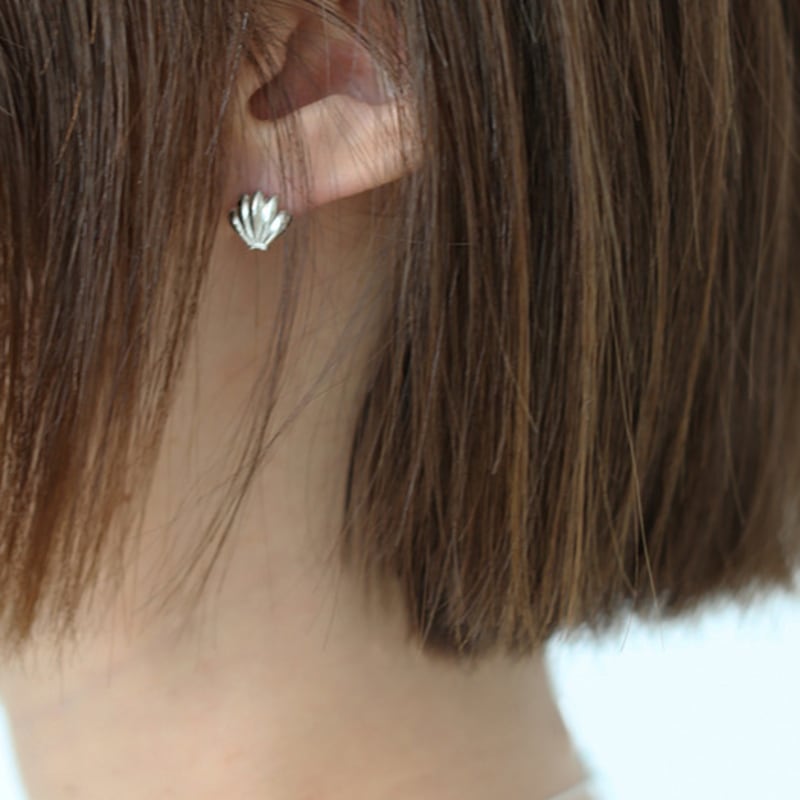 Eveningbell [silver925] Bada Earrings (silver)