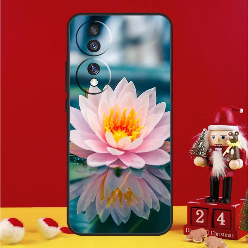 Flower Lotus Case For Honor Magic 8 6 7 Lite Honor X9d X9c X9b X9a X8b X8c Win 50 70 90 200 400 Pro Cover