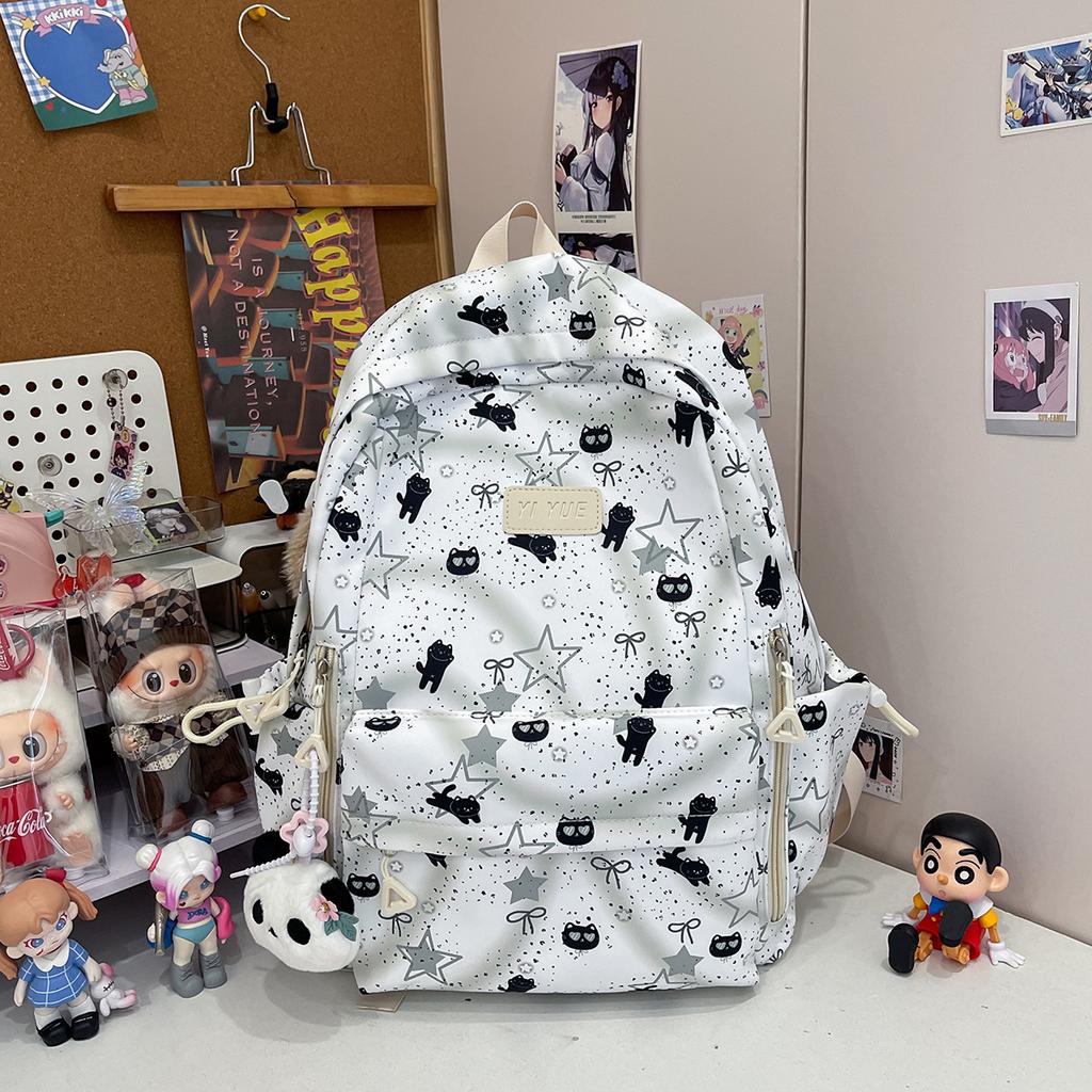Schoolbag schoolbag junior high school girls high school students 1011 new high value large capacity college students backpack men travel bag