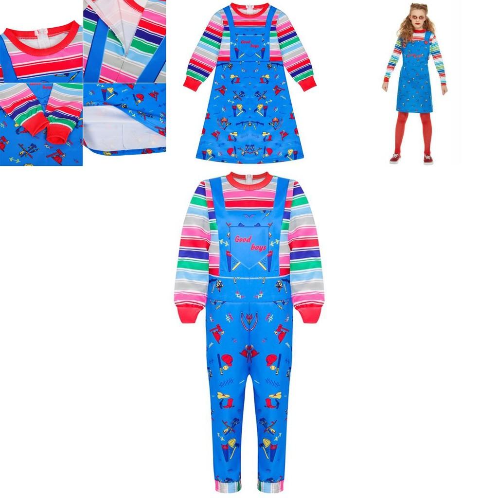 Adorable Child's Play Licensed Chucky Costume For Halloween Kids Fancy Dress