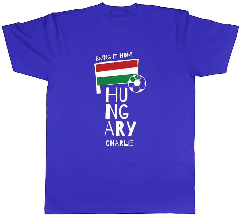 Personalised Hungary Football Unisex TShirt Bring it Home Soccer Fan Supporter Tee