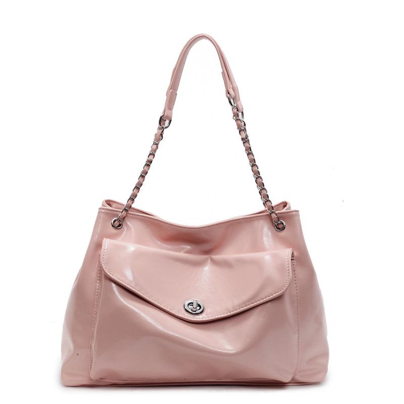 Large-capacity Bag Women's New Casual Versatile Chain Shoulder Messenger Bag Simple Class Commuter Tote Bag