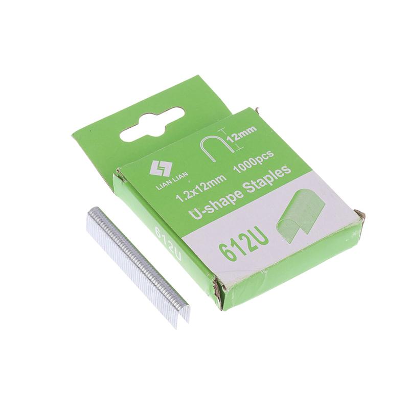 

600/1000 шт 8/10/12 мм инструмент для переплета скобы гвозди U дверной Т-образный гвоздь степлер для деревянной мебели бытового использования