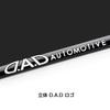 DAD GARSON D.A.D Crystal License Frame II (Number Plate Frame) Rear Model [Black/White] Crystal SB193-01-01