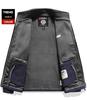 Veste polaire double face pour homme - Manteau décontracté d'extérieur Automne/Hiver 2022 (Style 2218)