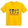 Hot-selling Gorillaz Rock Band Printed Summer Fashionable Pure   Short-sleeved T-shirt for Boys and Girls