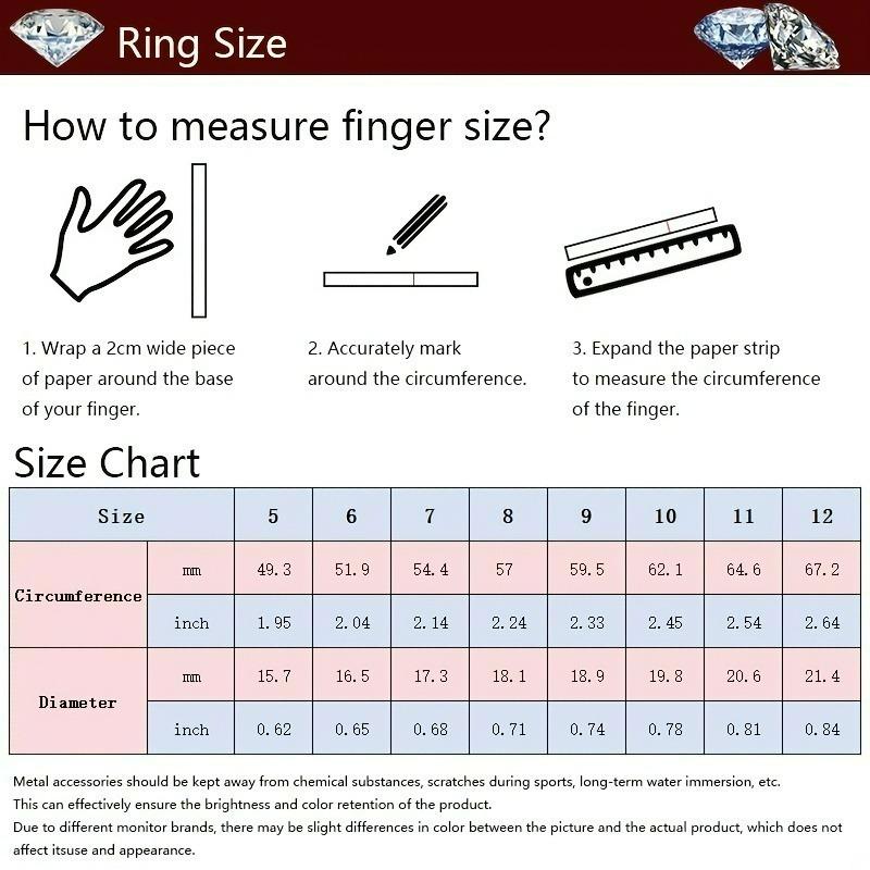 Gorgeous Men Women's Rings Golden Color Round Synthetic White Cubic Zirconia Classic Design Party Accessories Gift