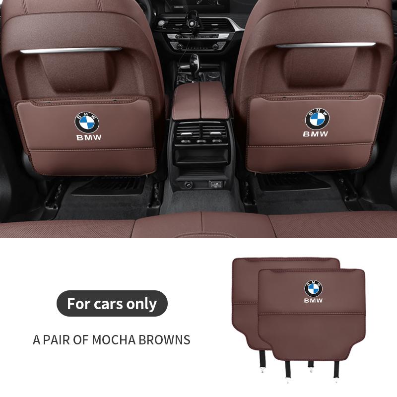 Car Seat Back Protection Anti-Kick Pad Rear Seat Organizer Storage Bag For BMW X1 X3 X4 X5 E39 E46 E60 E90 F10 F20 F30 F15 M2 M3 Rvzc66