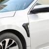 Car Styling Exterior Accessories 1 Pair Universal Carbon Black Car Fender Side Vents Air Flow Intake Hole Grille Sticker Cover