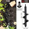 Garden Auger Spiral Drill Bit for Planting Holes In Loose Soil - Gardening Tool Accessories for Flower Bed Setup