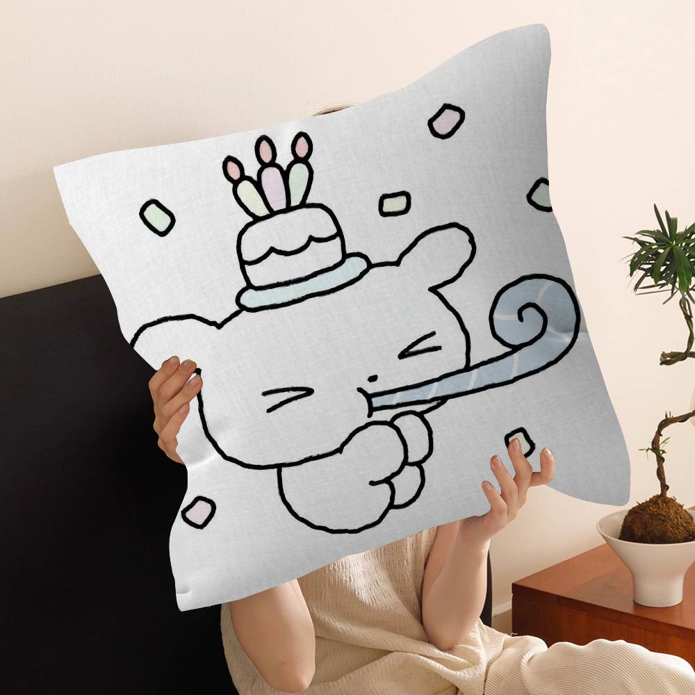 Cartoon U-Ujin Cushion Cover Pillowcase Upholstery Sofa Throw Pillow Home Decor Pillowcas