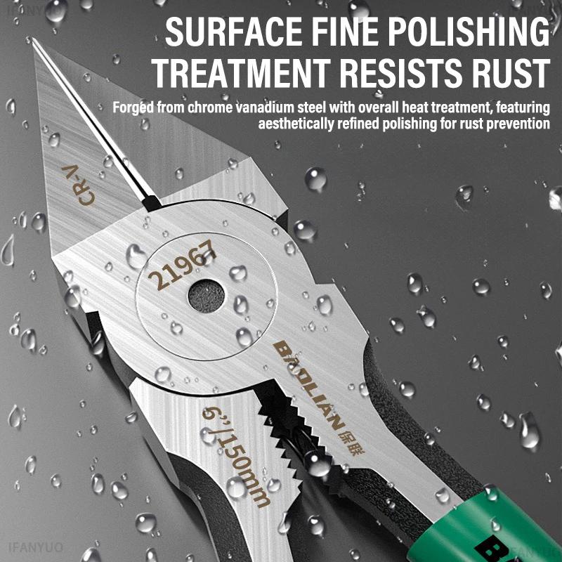 Diagonal Cutting Pliers Scissor Style Electrician Side Cut Pliers High Hardness Thin Edge Manual Hand Steel Durable Use Workshop
