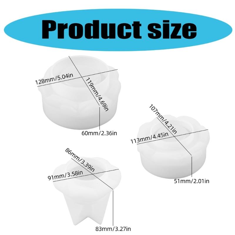 Multi Purpose Christmas Tree Silicone Jar Mold Sturdy Silicone Jar Mold for Handmade Christmas Tree Storage Jars