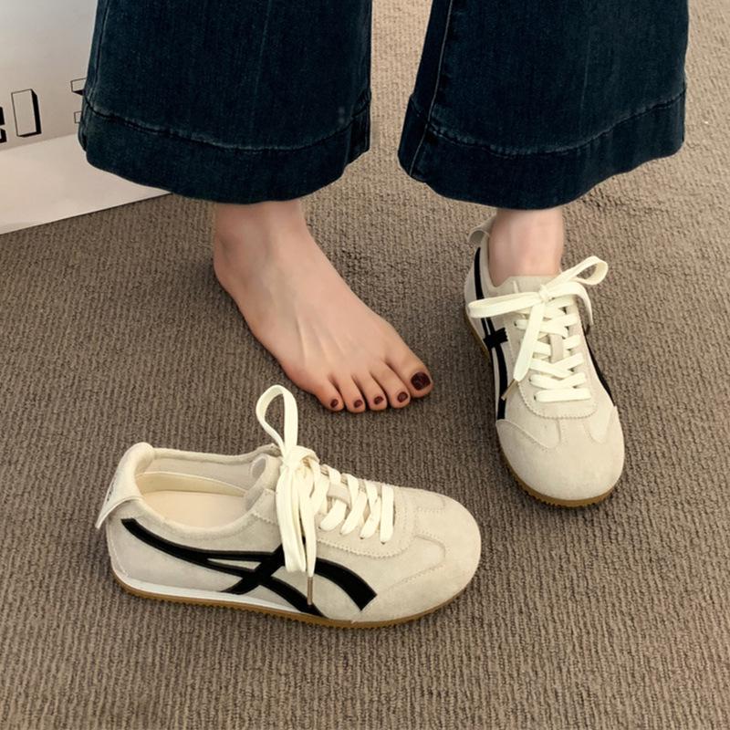 Damen 2025 Retro Deutsch Forrest Gump Inspirierte Trainingsschuhe - Flache Sohle, Vielseitig & Stilvoll Herbst Freizeit-Sneakers