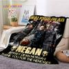 The Walking Dead Lincoln TWD Coperte Morbide, Coperta Plaid Calda Coperta Confortevole per Picnic Letti Divano Camera da Letto Casa Regalo