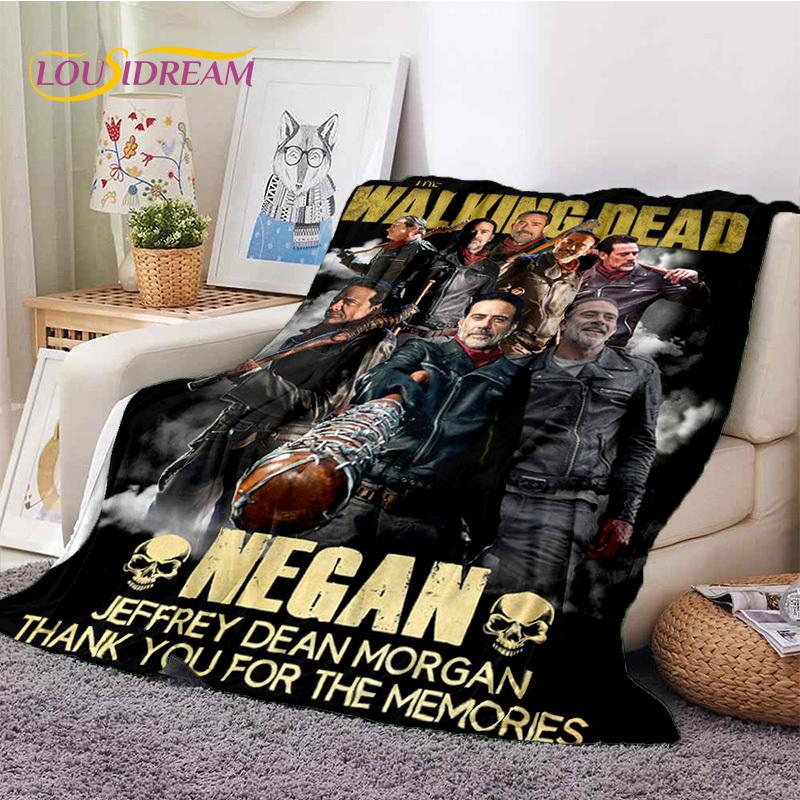 The Walking Dead Lincoln TWD Coperte Morbide, Coperta Plaid Calda Coperta Confortevole per Picnic Letti Divano Camera da Letto Casa Regalo