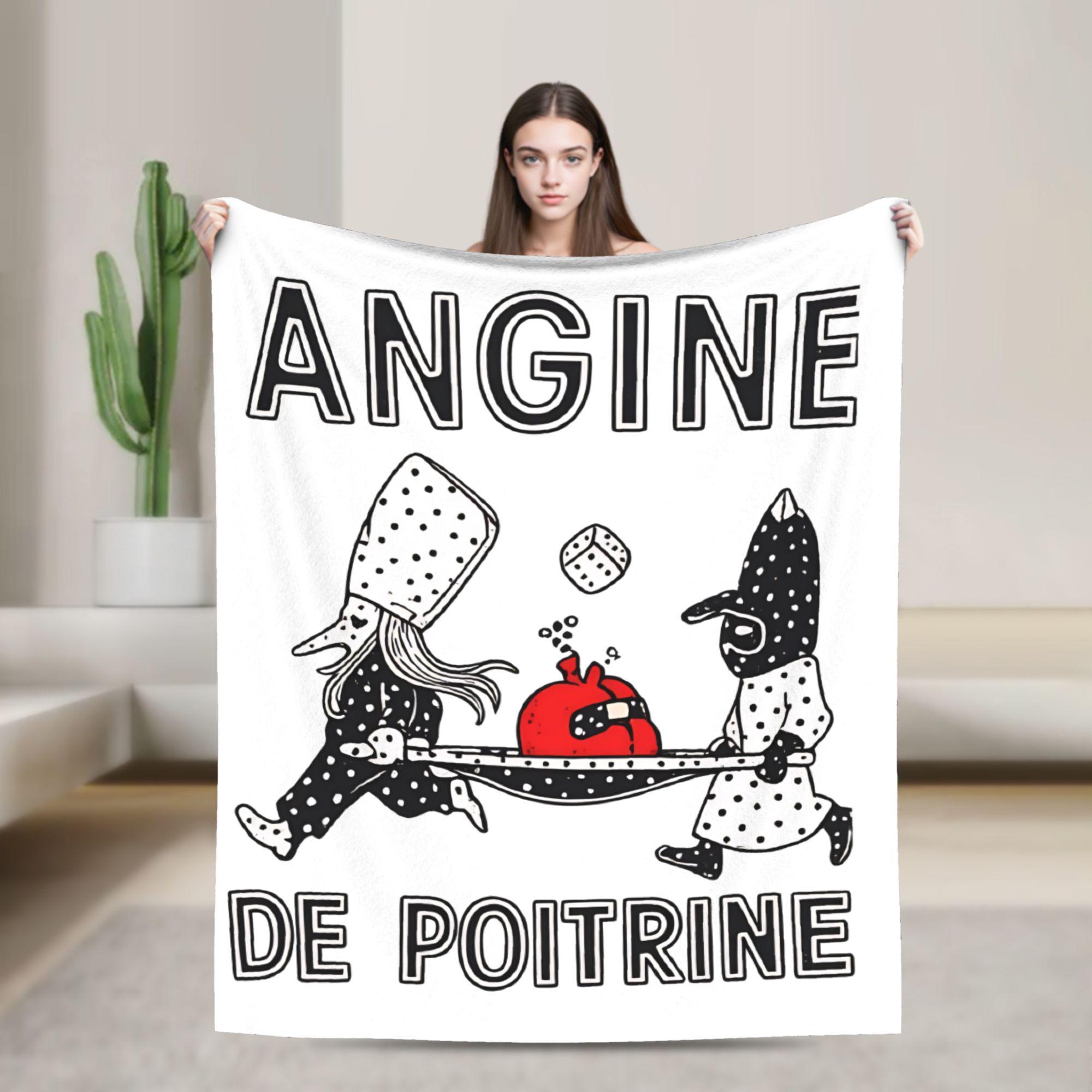 Happy Adults Toys Unisex Angine De Poitrine Band Knitted Blanket Fleece Super Warm Throw Blankets For Home Couch Bed Rug