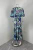 2026 Women's Fashion Slim Fit Printed Pleated Dress