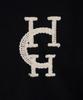 HARDCORE HAPPINESS Hch Embroidered Crop T-Shirt_Black
