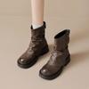 Short Boots - Spring/Summer Single Shoes - New Style Thick-soled Pant-leg Boots - Women's Shoes