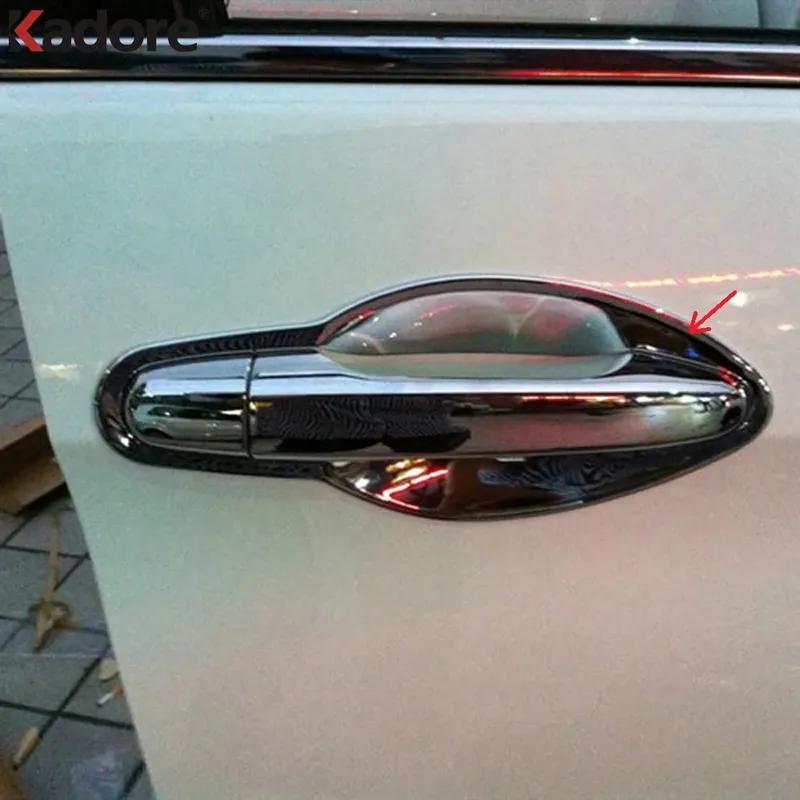 Door Handle Bowl Cover Trim For Honda CRV CR-V 2012 2013 2014 Chrome Car Side Door Handles Cup Frame Covers Accessories