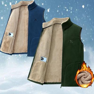 Gilet Caldo da Uomo Gilet da Uomo Cappotto Senza Maniche da Uomo Gilet Invernale da Uomo