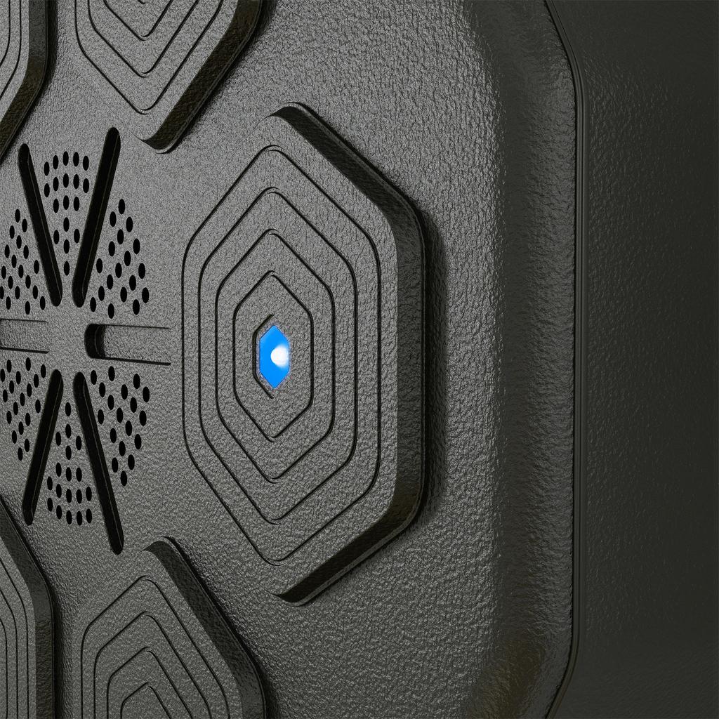 Music Boxing Machine with Bluetooth Connection and LED Light Smart, Wall Mounted for Punching Beat Boxing Training