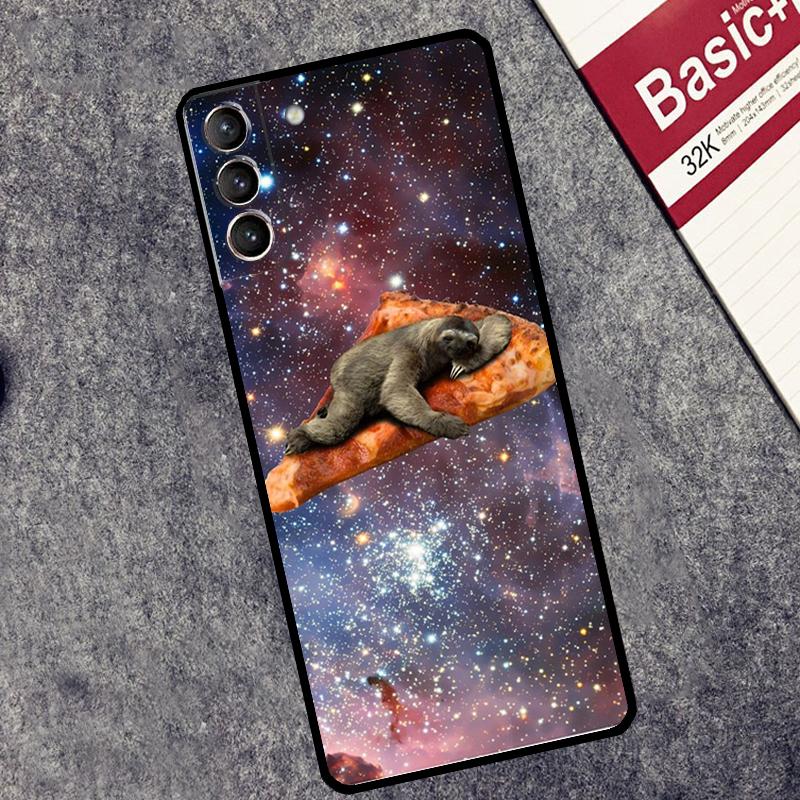 Pizza Food Bacon Cheese Case For Samsung Galaxy S26 S25 S24 Ultra S20 FE S21 S22 S23 Plus S10 S25 FE Cover Couqe