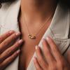 EMANCO Women's Name Necklace Gold-plated 3D Bubble Letter Customized High-end Jewelry New Year Gift for Her