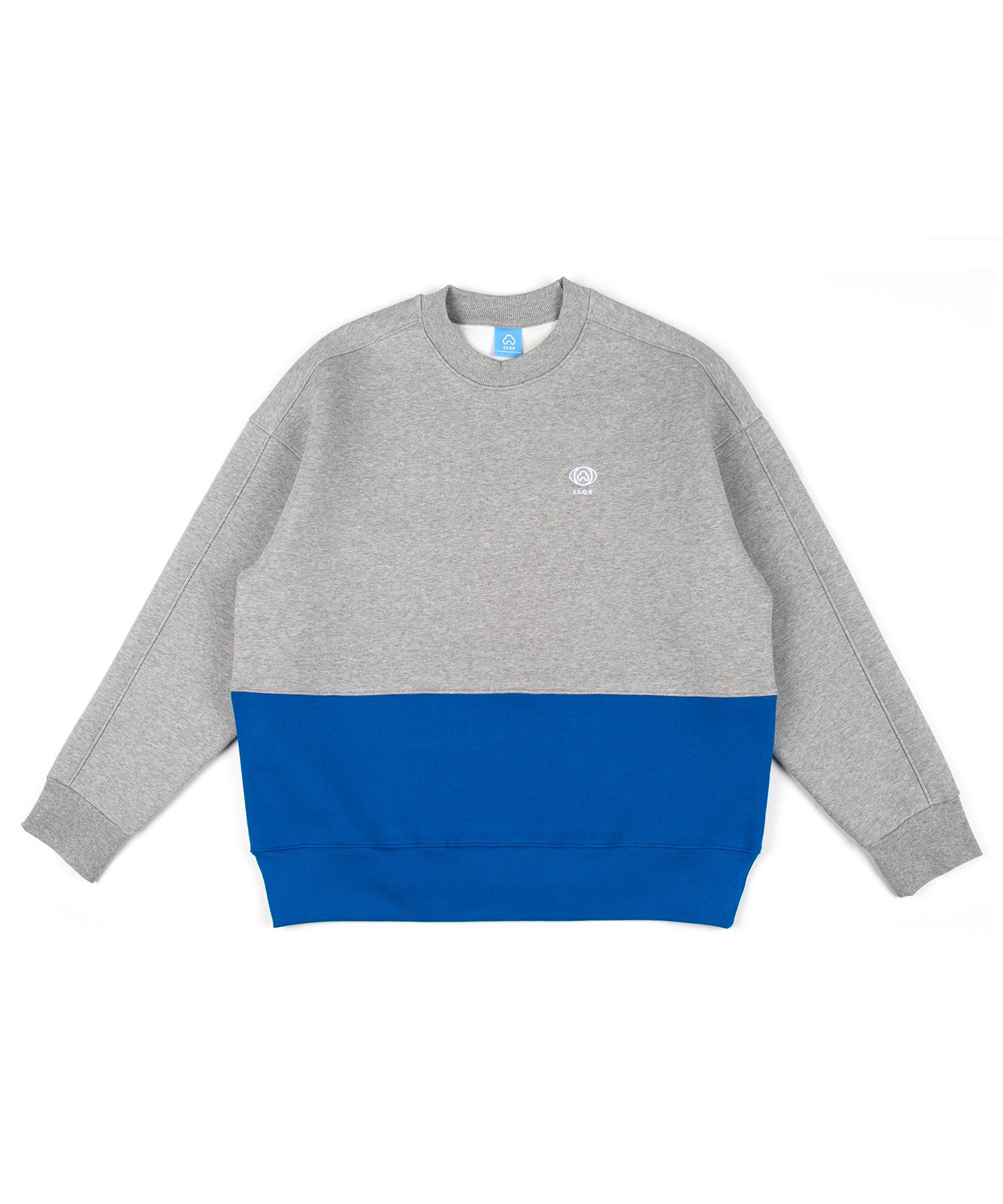 Унисекс вышитая толстовка Ssql Evan_01_Mb Light Gray