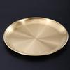 Thickened Dinner Plate Rustless Steel Steel Tray Dishwasher Food Plate  Dining Meal Serving