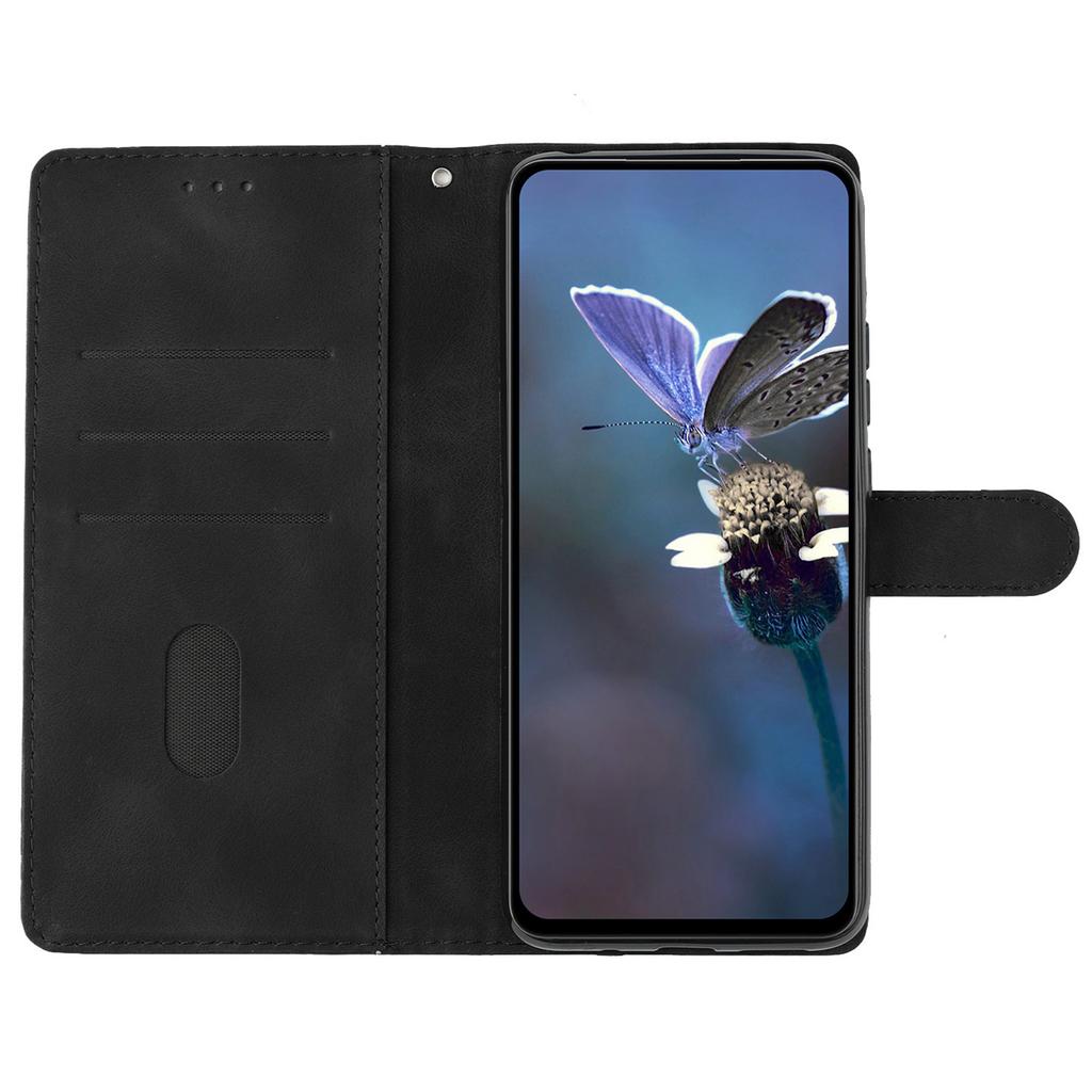 For Xiaomi Redmi Note 13 Pro 5G/Poco X6 5G Case Butterfly Flower Imprint Skin-Touch Leather Phone Cover