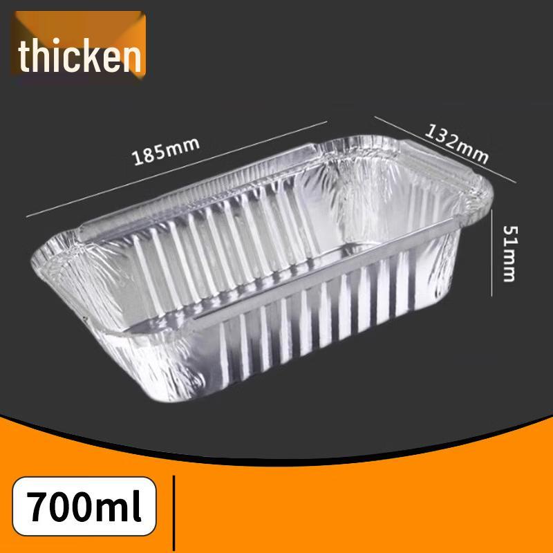 Heavy-Duty Rectangular Aluminum Foil Food Containers, 1000-Pack