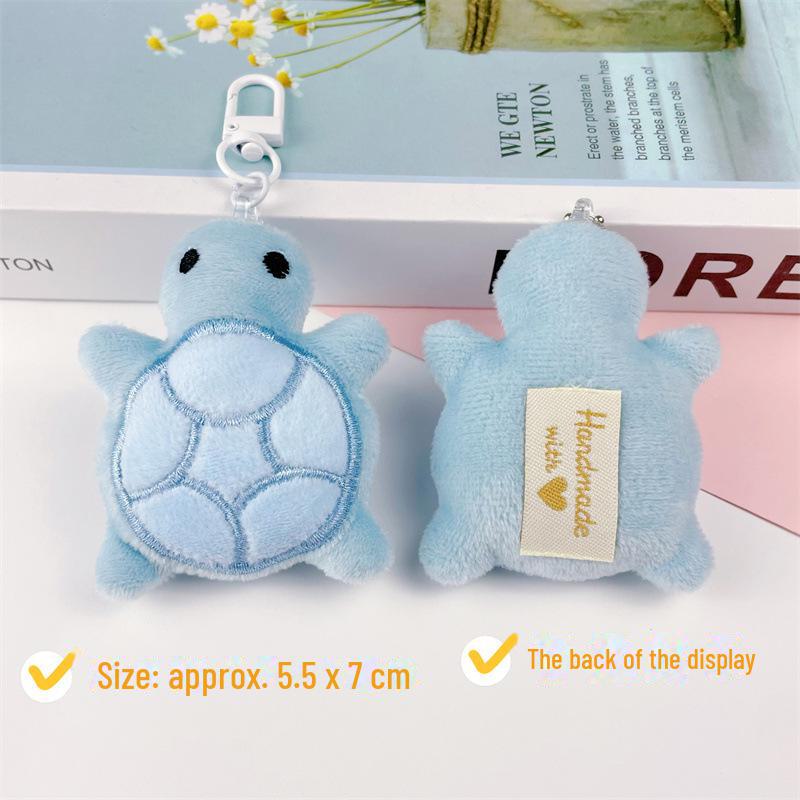 Xiaohongshu Cartoon Turtle Doll Rucksack, Anhänger, Haarnadel, Bekleidungszubehör und Kinderspielzeug