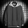 Jarní mikina s kapucí Pánská hip-hopová mikina Streetwear Neformální móda Pánské oblečení Korejský Harajuku Volný Pevný Pulovr Mikiny