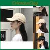 White Baseball Versatile Cap For Women Men Ins Korean Style Face Slimming Hat