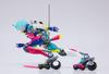 Girl Engine MOTORED CYBORG RUNNER SSX 155 PSYCHEDELIC RUSH Plastic Painted Movable Figure Non-scale & Die-cast