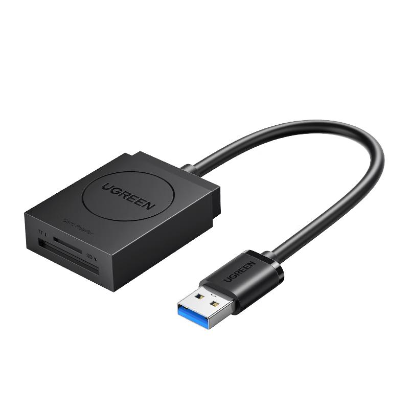 Ugreen Высокоскоростной кард-ридер 2-в-1 USB 3.0 для карт SD/TF