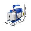 Vacuum Pump with Gauges AC Refrigerant HVAC Refrigeration Vacuum Packing Air Condition Automobile Maintenance 1.8-4.8CFM